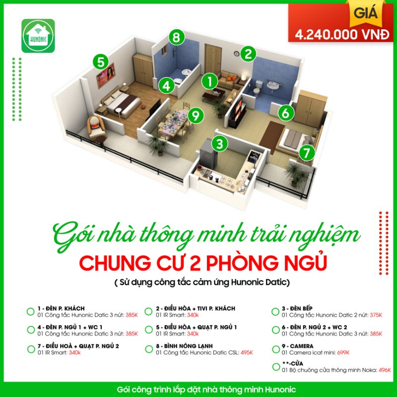 goi chung cu trai nghiem